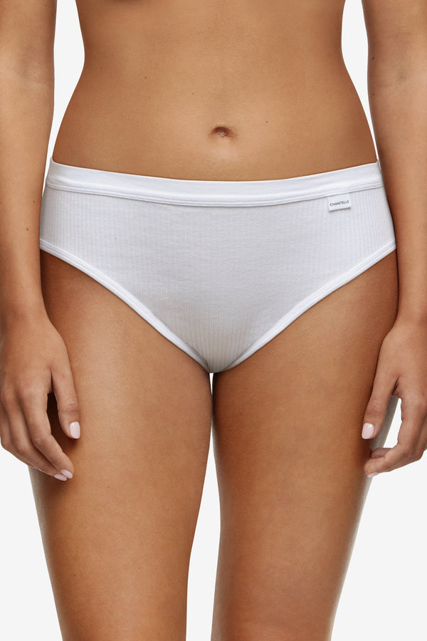 Chantelle Cotton Comfort Hi Cut Brief